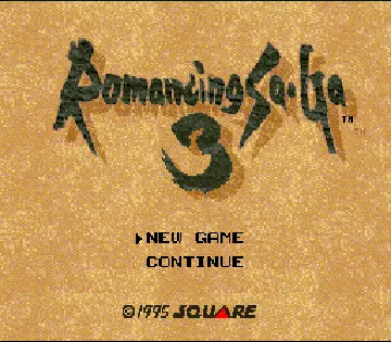 Romancing Sa-Ga 3 (Japan) (Rev 1) screen shot title